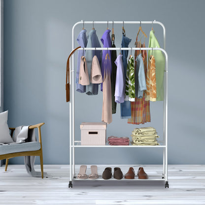 1Pc Garment Hanging Rack Clothing Hanging Rail Pillow