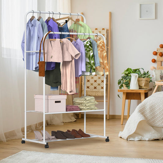 1Pc Garment Hanging Rack Clothing Hanging Rail Pillow
