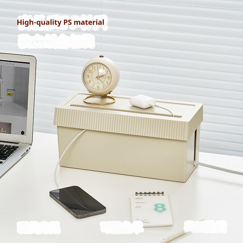 Power Strip Storage Box Cable Organizer Box