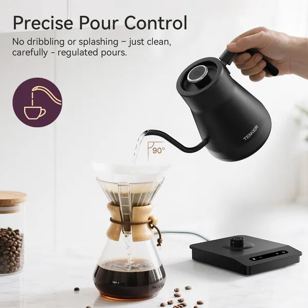 Electric Gooseneck Kettle Temperature Control Pour