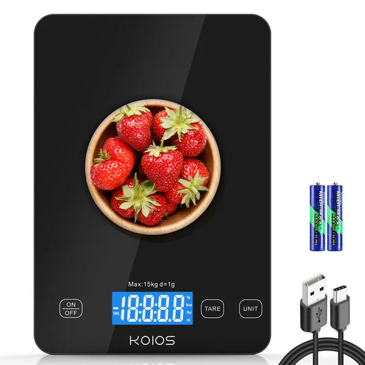KOIOS Food Scale, 33lb/15kg Digital Kitchen Scale Grams