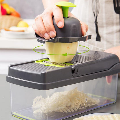 Multifunction Vegetable Chopper – Manual Kitchen Food Cutter