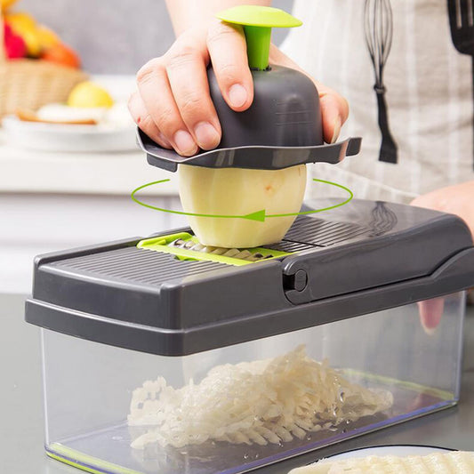 Multifunction Vegetable Chopper – Manual Kitchen Food Cutter