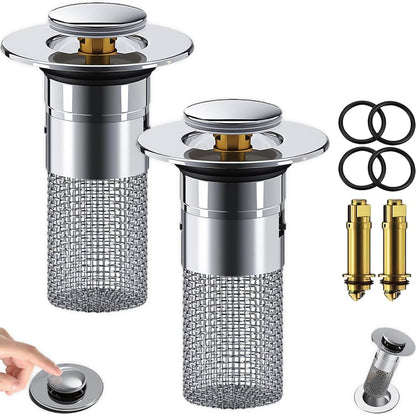Sink Drain Hair Catcher – Stainless Steel Drain Filter