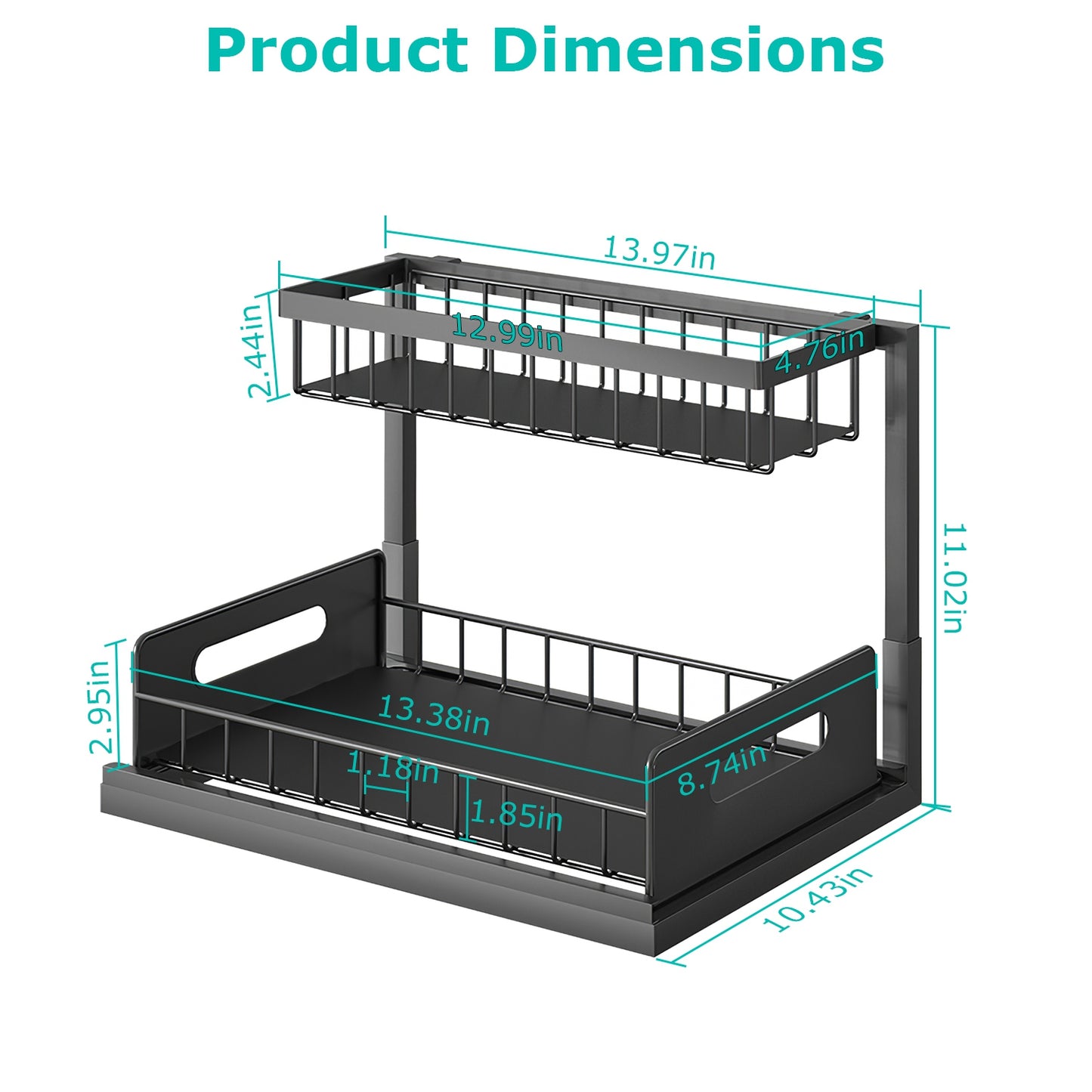 2 Tier Under Sink Organizers