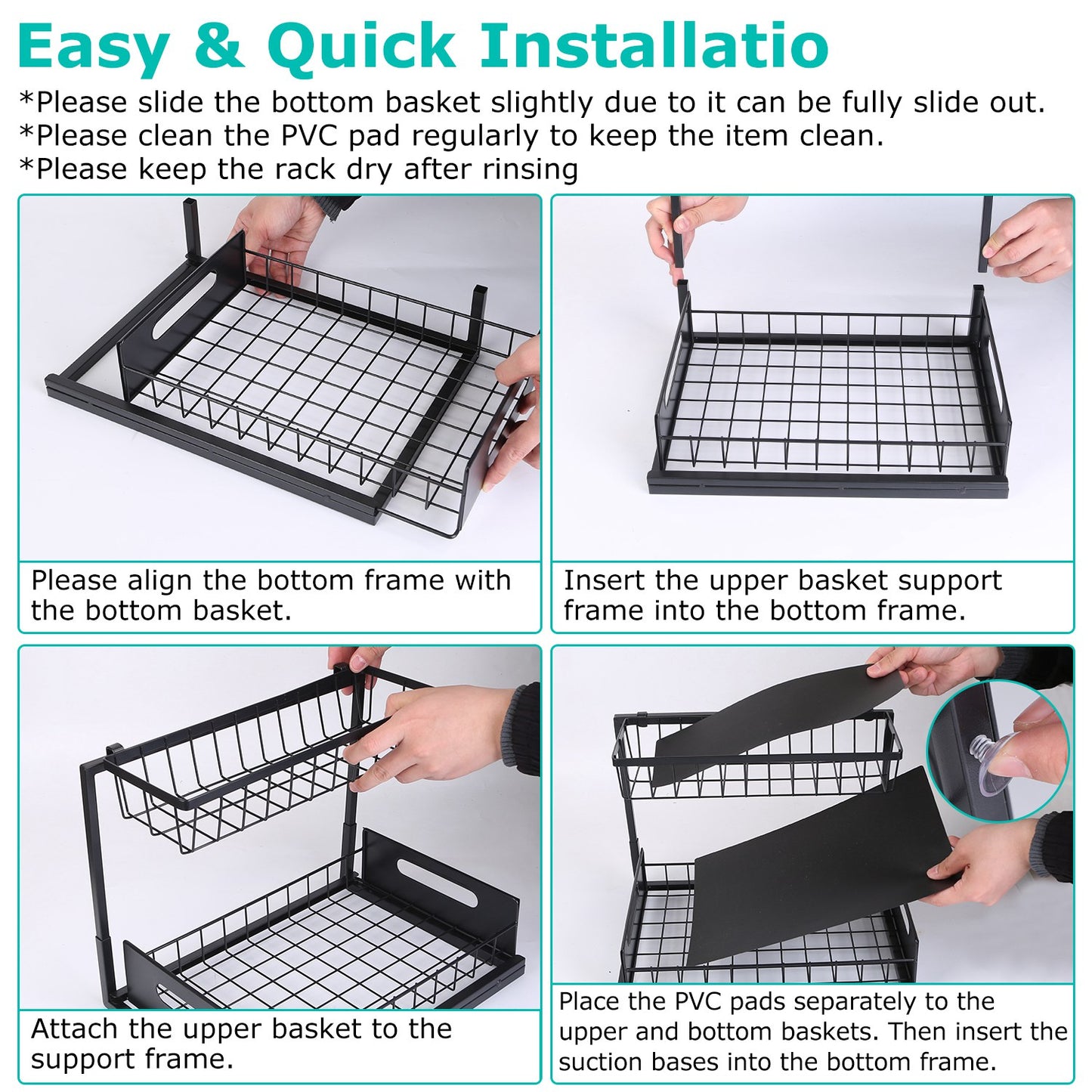 2 Tier Under Sink Organizers